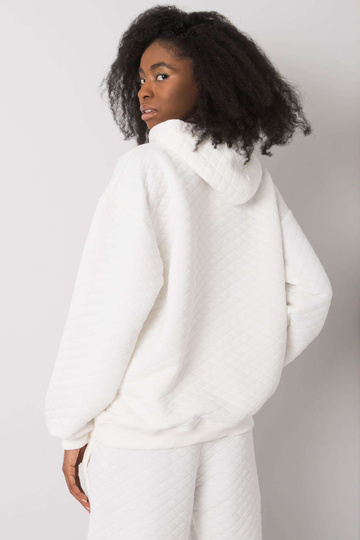 Ecru prošívaná mikina Hanna...