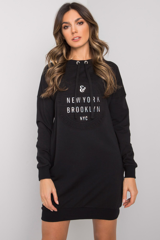 Černé mikinové šaty Senglea RUE PARIS