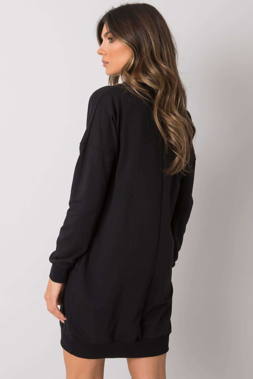 Černé mikinové šaty Senglea RUE PARIS