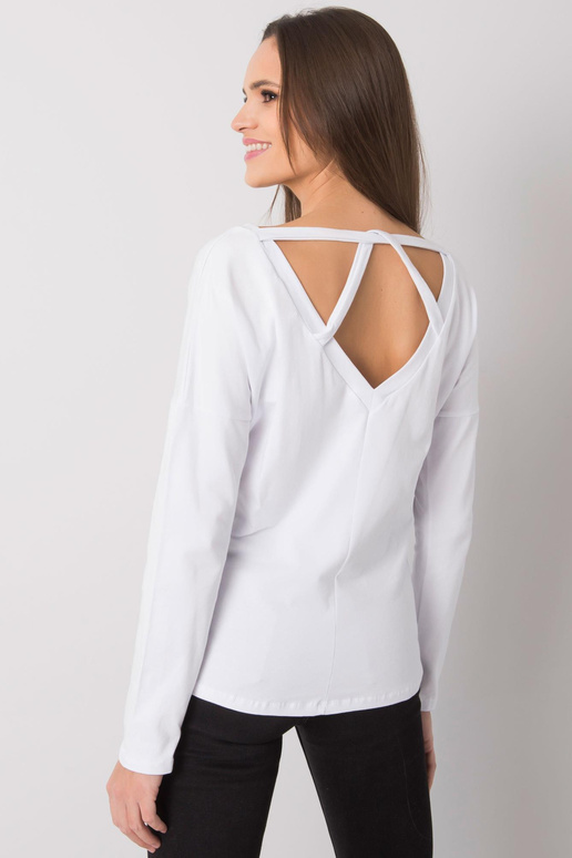 Bílá dámská halenka s dlouhým rukávem...