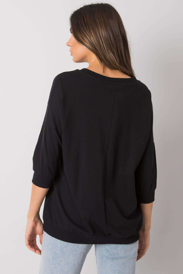 Černá mikina s nápisem...