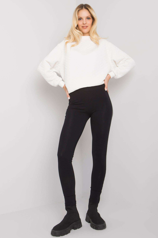 Ellie RUE PARIS Černé bavlněné legíny