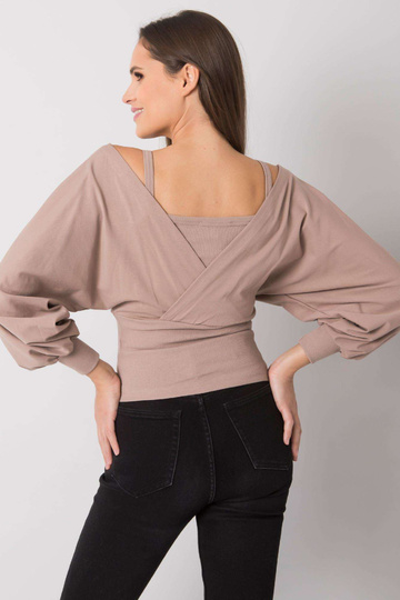 Tmavě béžová dámská... 2