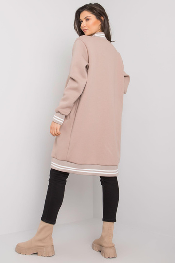 Tmavě béžová dlouhá mikina... 2