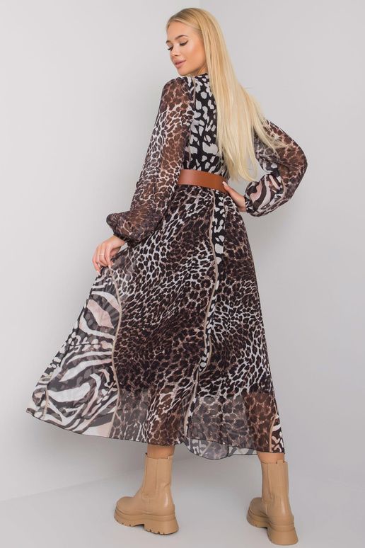 Černo-béžové šaty Weston