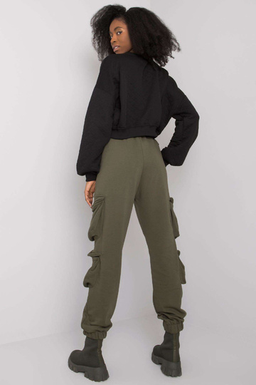 Khaki dámské tepláky s...