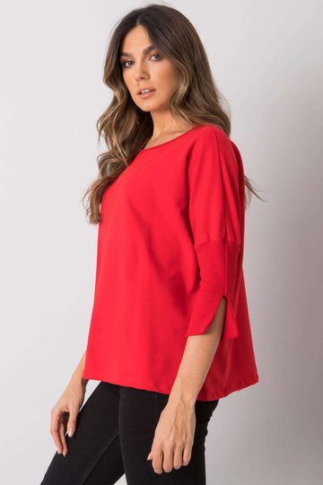 Červená volná halenka Hassina 2