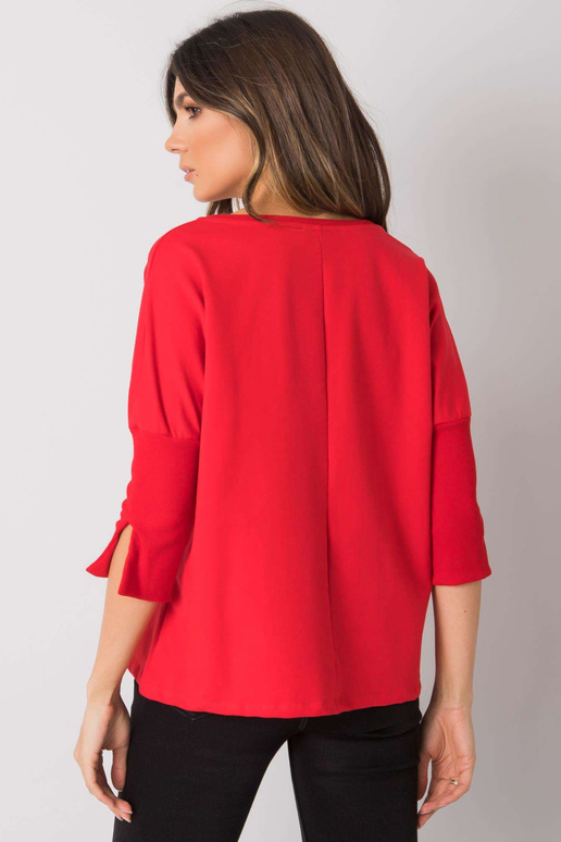 Červená volná halenka Hassina Červená volná halenka Hassina