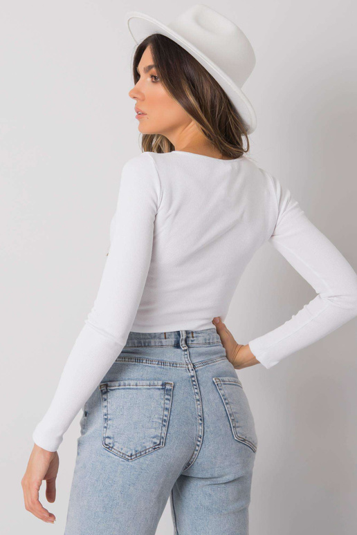 Bílá halenka s výřezem Jonnelle RUE...