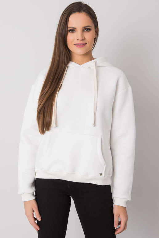 Ecru dámská klokaní mikina Georgie