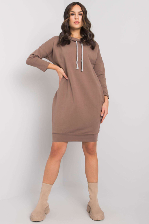 Šaty-RV-SK-4597-1,97-hnědé
