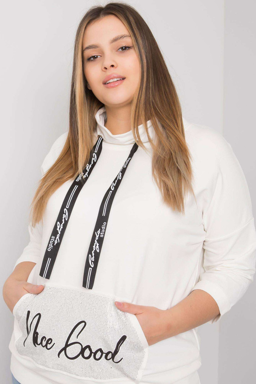 Ecru halenka plus velikosti s...