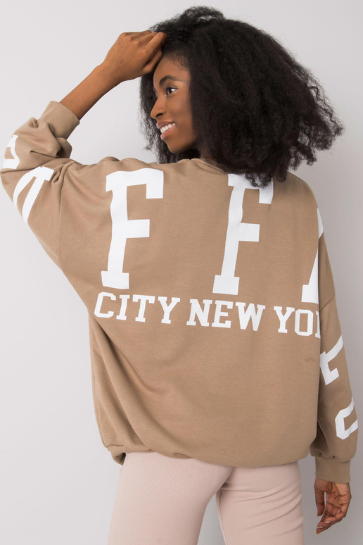 Béžová mikina s potiskem od Brooke