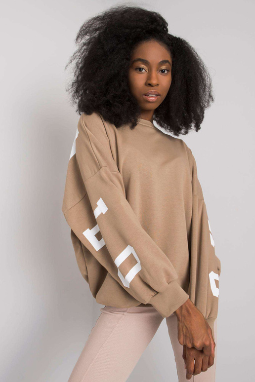 Béžová mikina s potiskem od Brooke