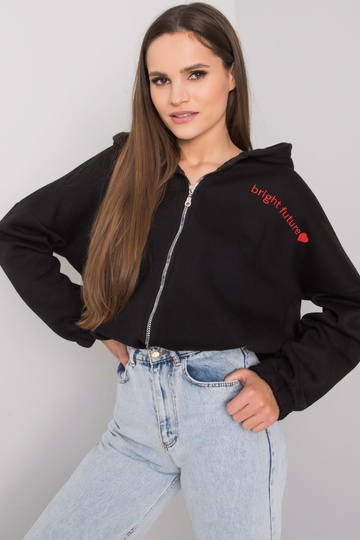 Černá mikina s výšivkou... 2