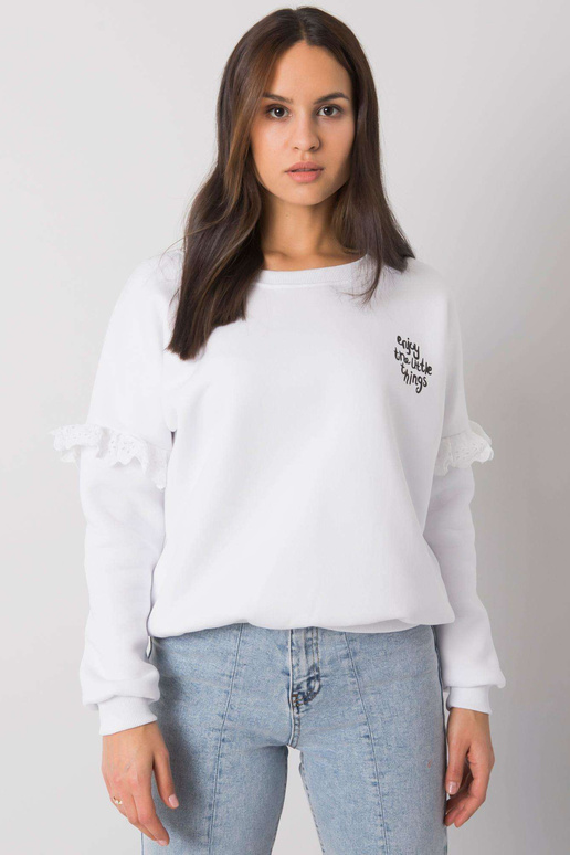 Bílá mikina s kapucí Alvah RUE PARIS