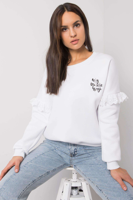 Bílá mikina s kapucí Alvah RUE PARIS