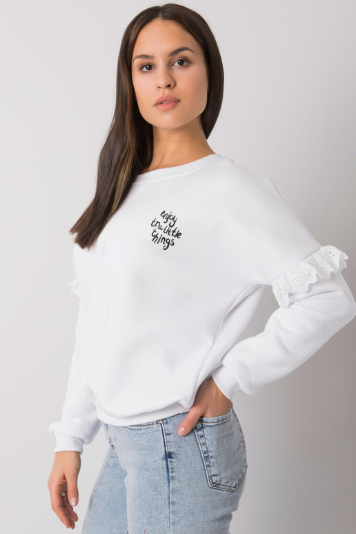 Bílá mikina s kapucí Alvah RUE PARIS