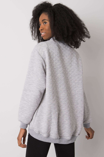 Šedá prošívaná mikina Chloe 2