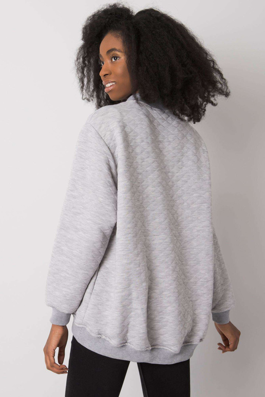 Šedá prošívaná mikina Chloe