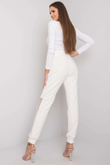 Ecru bavlněné tepláky Susan 2