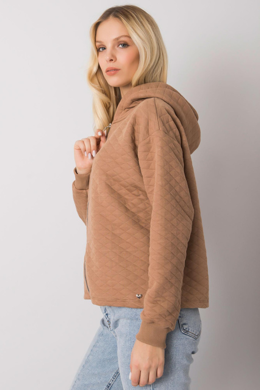 Camel prošívaná mikina basic Melanie