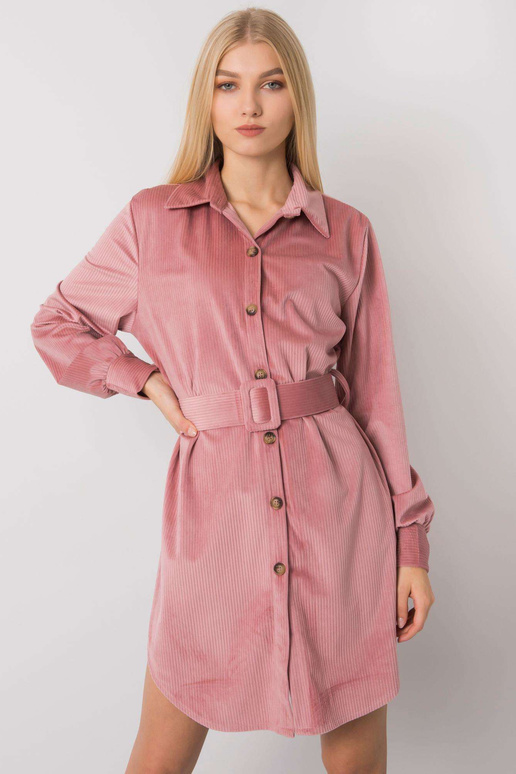 Špinavé růžové šaty šaty Abilene