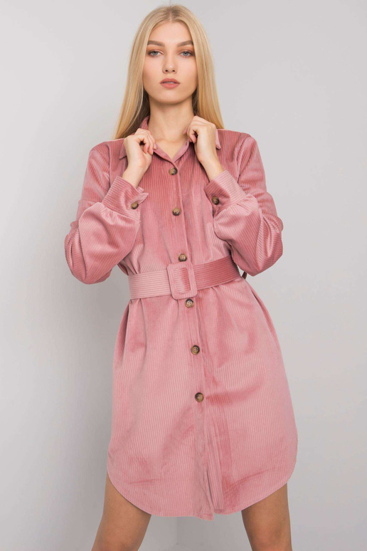 Špinavé růžové šaty šaty Abilene