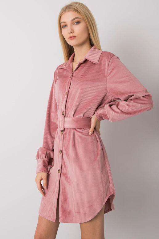 Špinavé růžové šaty šaty Abilene