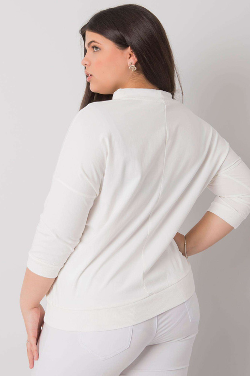 Ecru halenka větší velikosti s... Ecru halenka větší velikosti s...