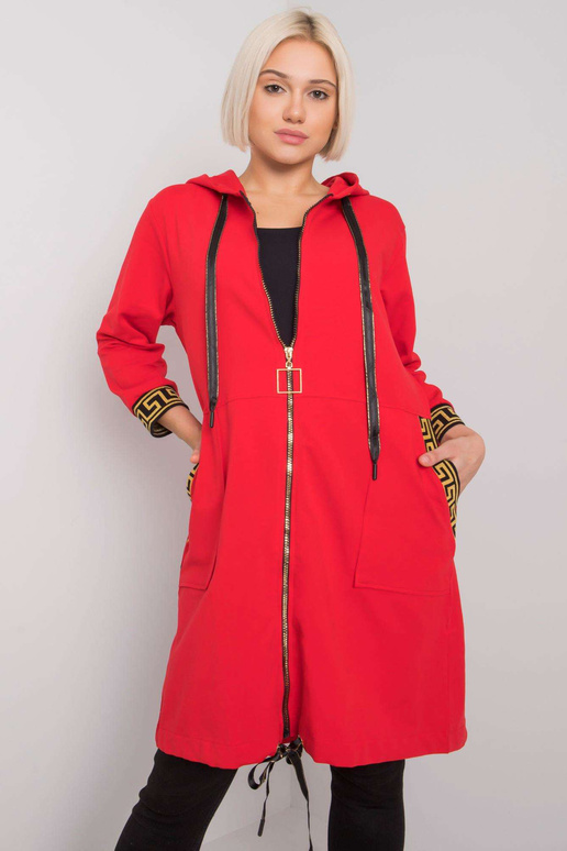 Červená lisabonská dámská mikina s...