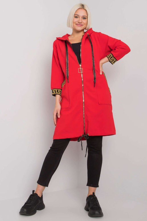 Červená lisabonská dámská mikina s...