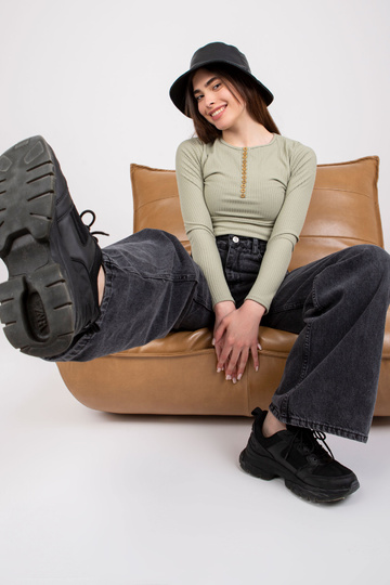 Světle zelená proužkovaná... 2