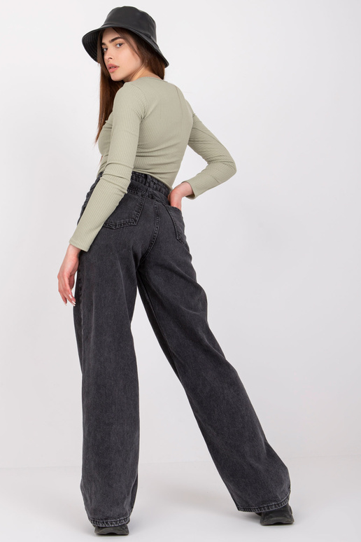 Světle zelená proužkovaná halenka s...