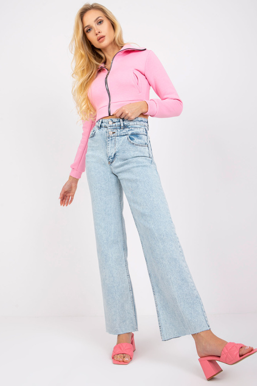 Světle modré rovné džíny Lorrin