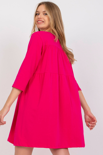 Volné šaty Dalenne Fuchsia 2