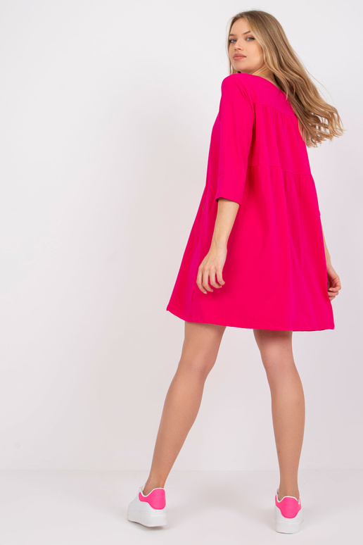 Volné šaty Dalenne Fuchsia