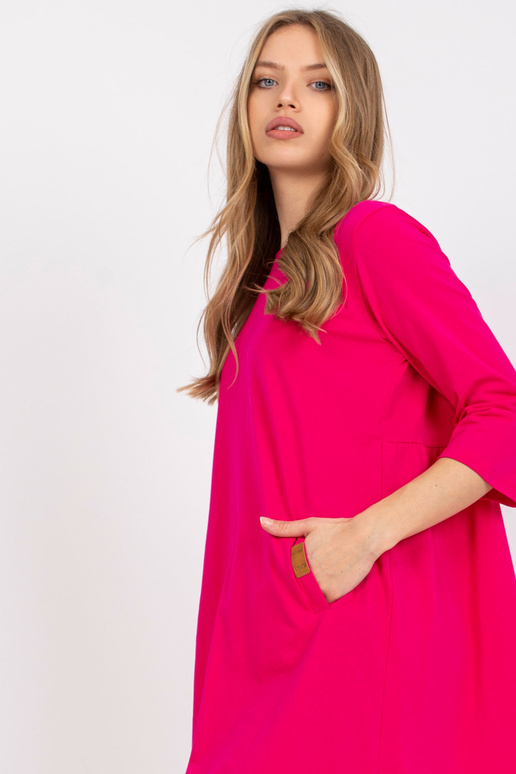 Volné šaty Dalenne Fuchsia