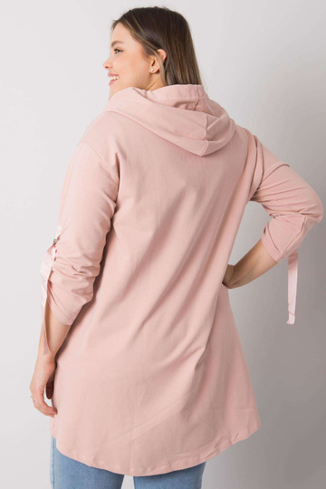 Špinavě růžová plus size...