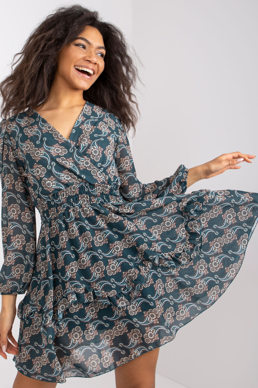 Kim OCH BELLA zelené vzorované...