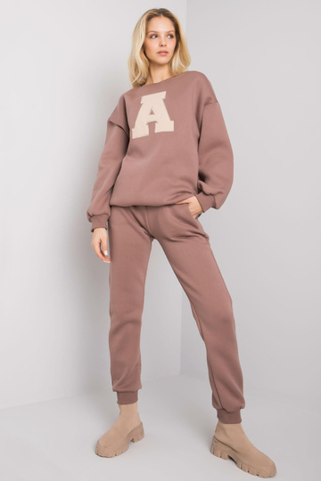 Hnědá dvoudílná sada Rogers