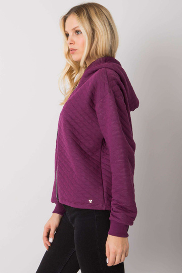 Fialová prošívaná mikina...