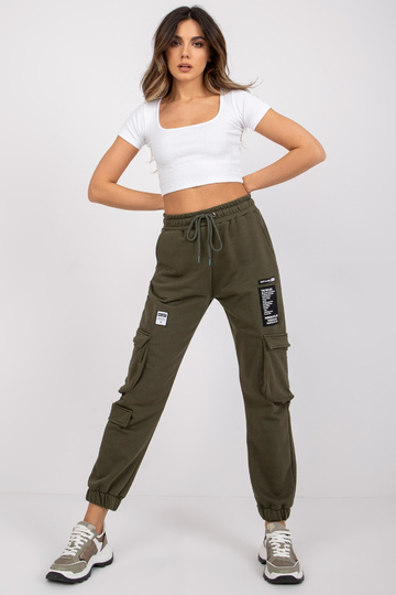 Khaki Cargo tepláky Gina 2