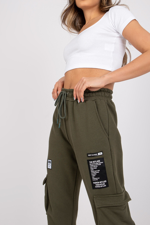 Khaki Cargo tepláky Gina