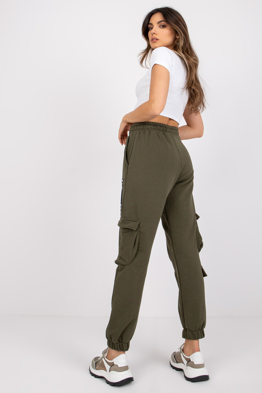 Khaki Cargo tepláky Gina