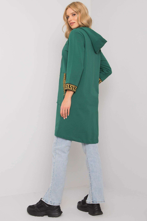 Tmavě zelená lisabonská dámská mikina...