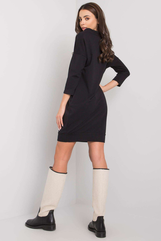 Černé bavlněné šaty Paulie