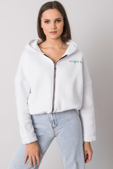 Bílá mikina s výšivkou... 2