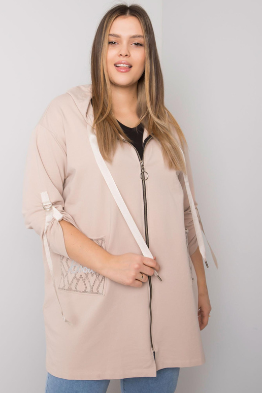 Světle béžový zip plus velikosti Zurich