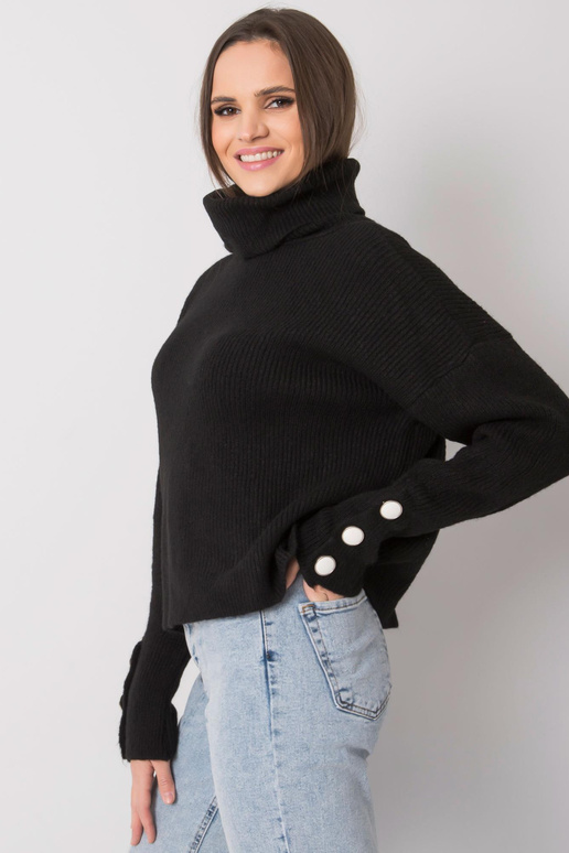 Dámský černý rolák Emrie RUE PARIS